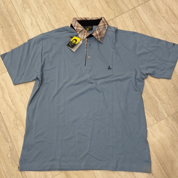 NWT Navigare Men’s Light Blue Polo- XXL - Picture 2 of 3